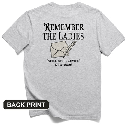 Remember The Ladies Back Print T-Shirt