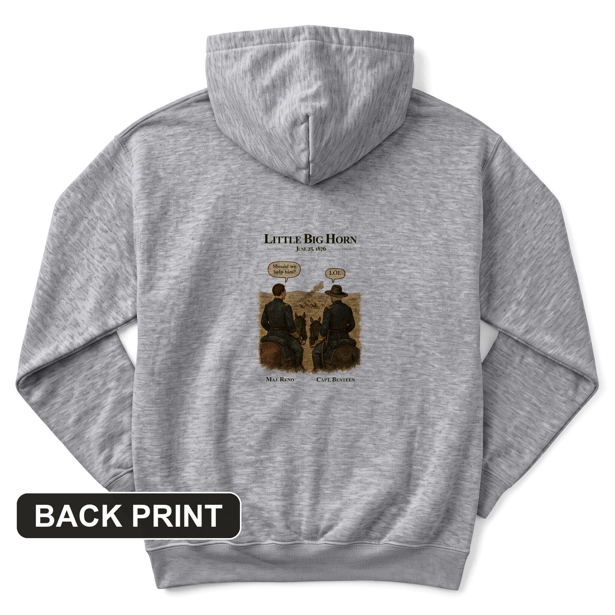 Reno and Benteen Back Print Hoodie