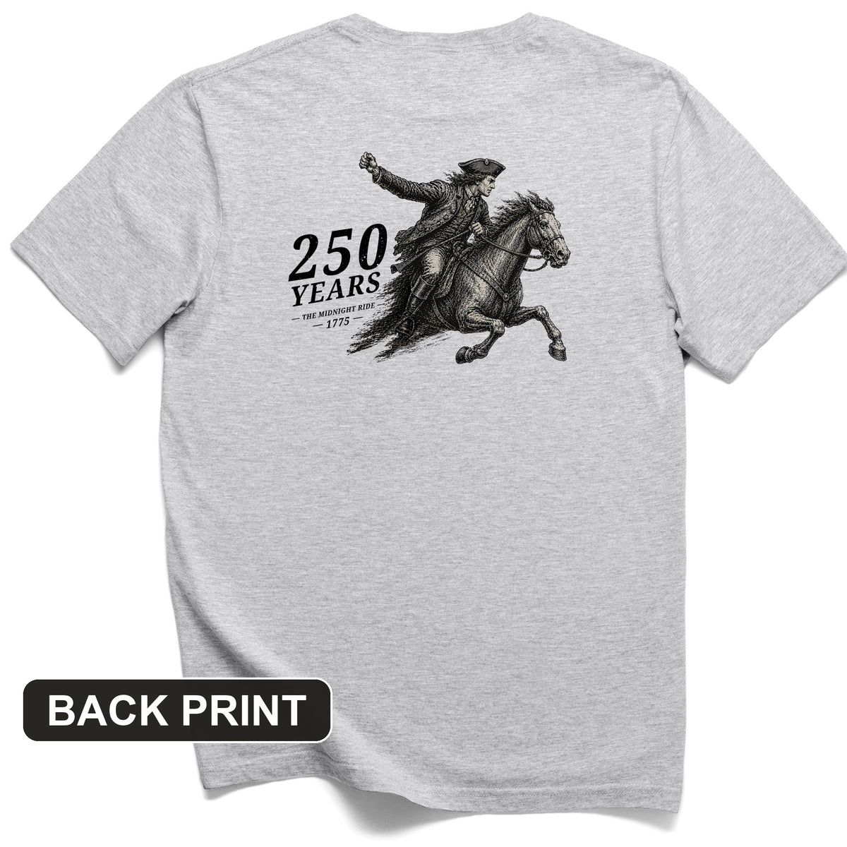 Revere 250 Back Print T-Shirt
