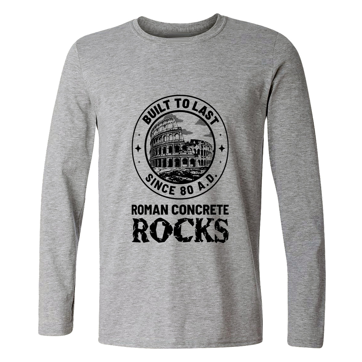 Roman Concrete Long Sleeve T-Shirt