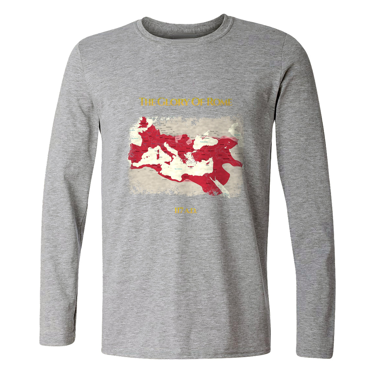 Roman Empire Map Long Sleeve T-Shirt