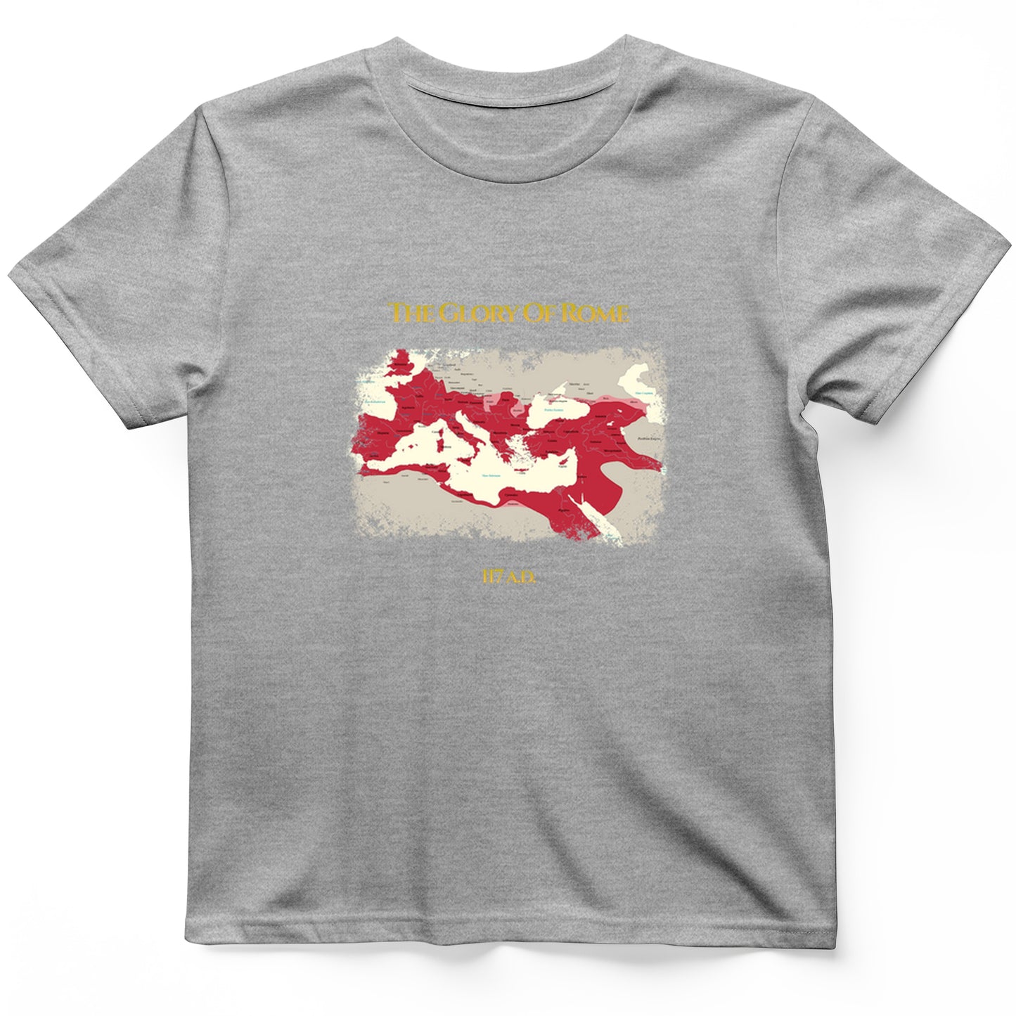 Roman Empire Map T- Shirt