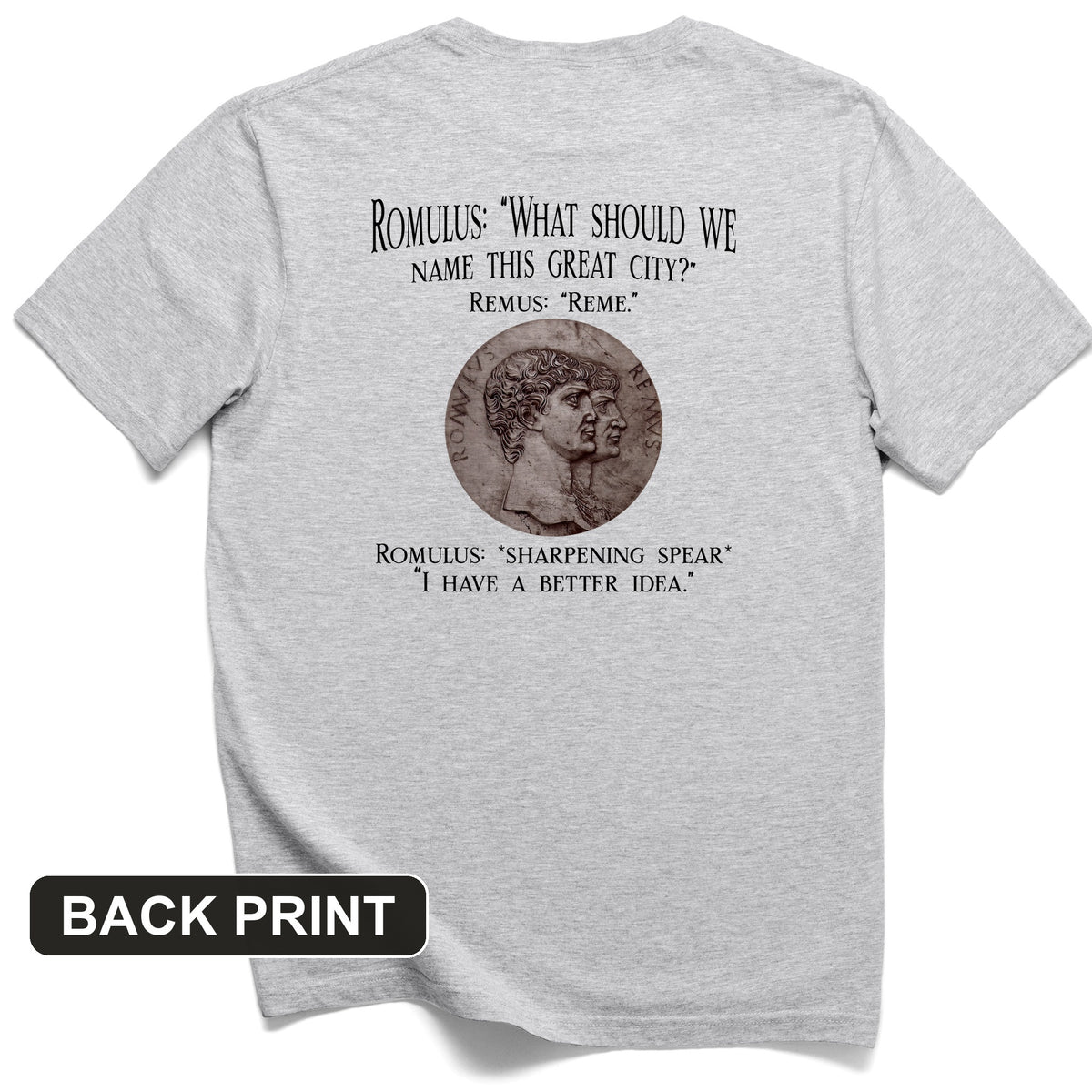 Rome Back Print T-Shirt