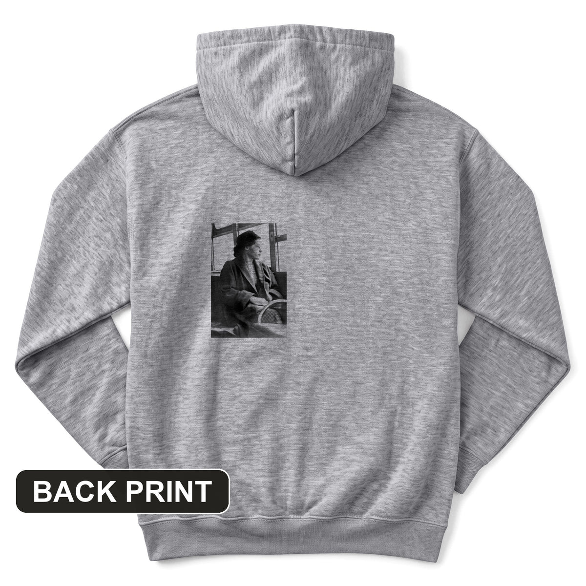 Rosa Parks "Nah" Back Print Hoodie