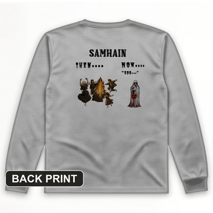 Samhain Back Print Long Sleeve T-Shirt