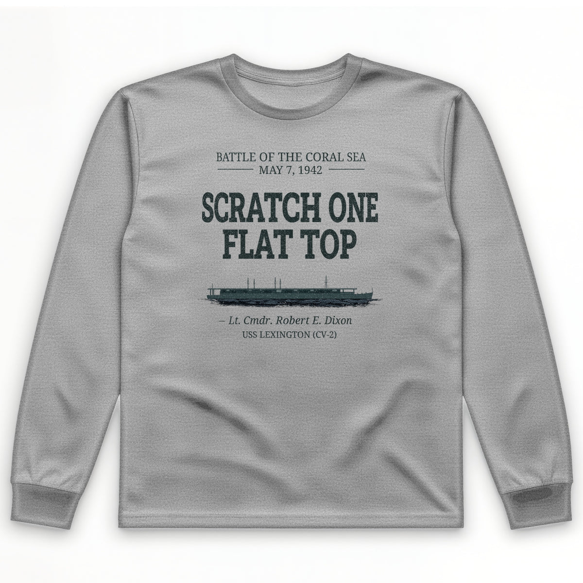 Scratch One Flat Top Long Sleeve T-Shirt