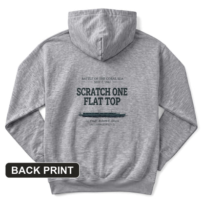 Scratch One Flat Top Back Print Hoodie