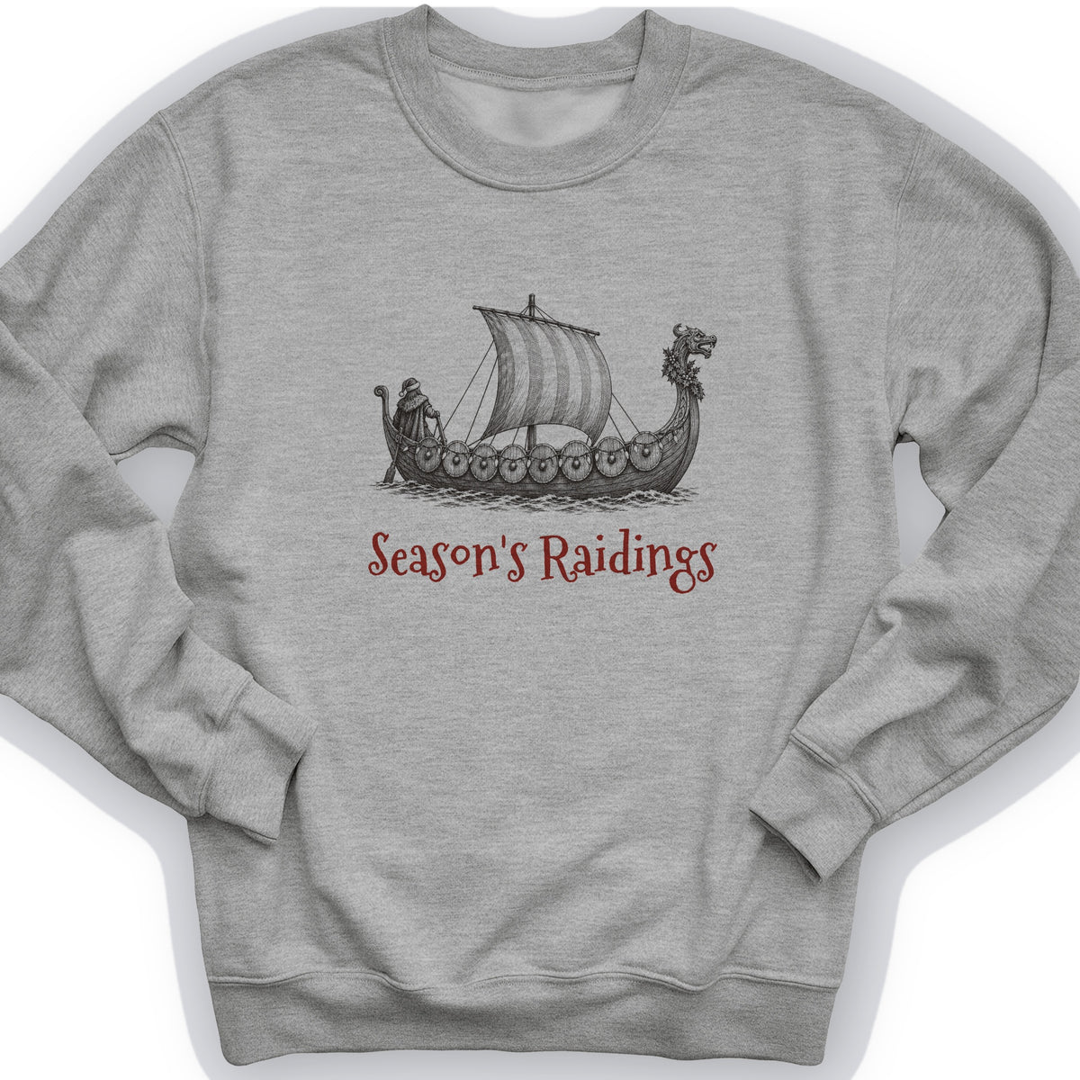 Seasons Raidings Viking Christmas Crewneck