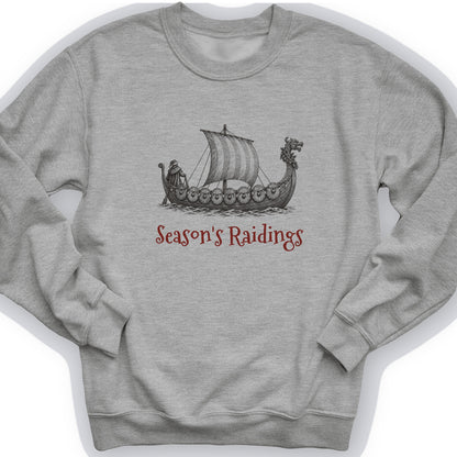 Seasons Raidings Viking Christmas Crewneck