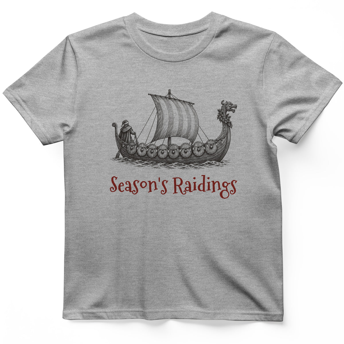 Seasons Raidings Viking Christmas T-Shirt
