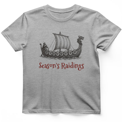 Seasons Raidings Viking Christmas T-Shirt