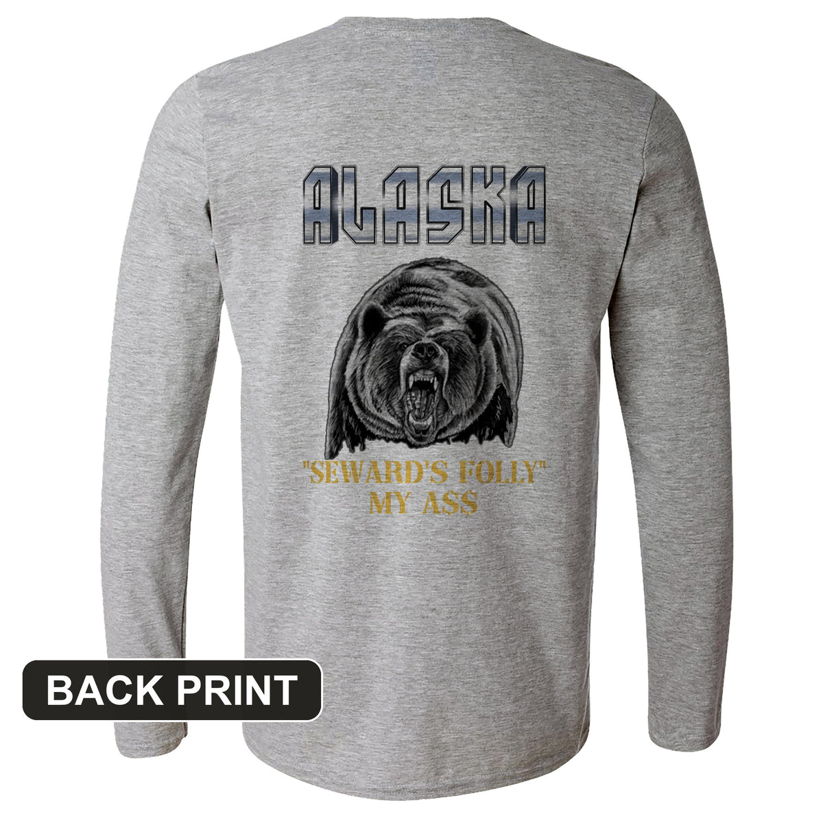 Seward's Folly Back Print Long Sleeve T-Shirt