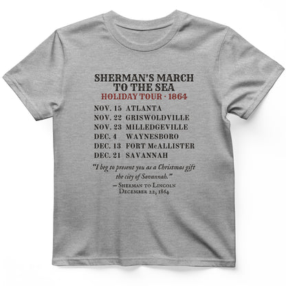 Shermans March To The Sea Holiday Tour 1864 T-Shirt