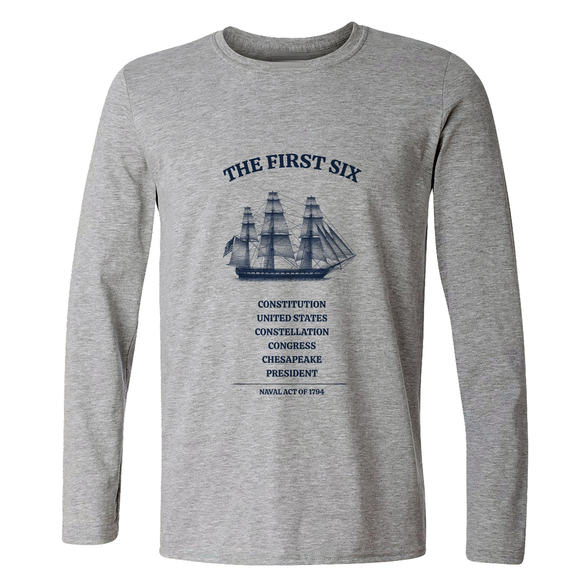 Six Frigates Long Sleeve T-Shirt