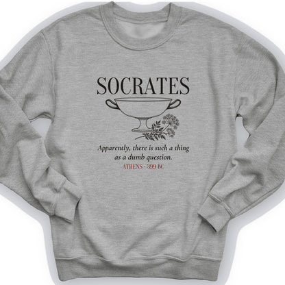 Socrates Dumb Question Crewneck