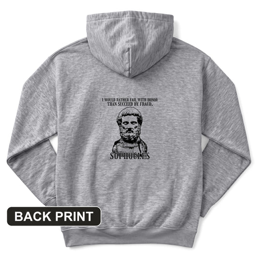 Sophocles Back Print Hoodie