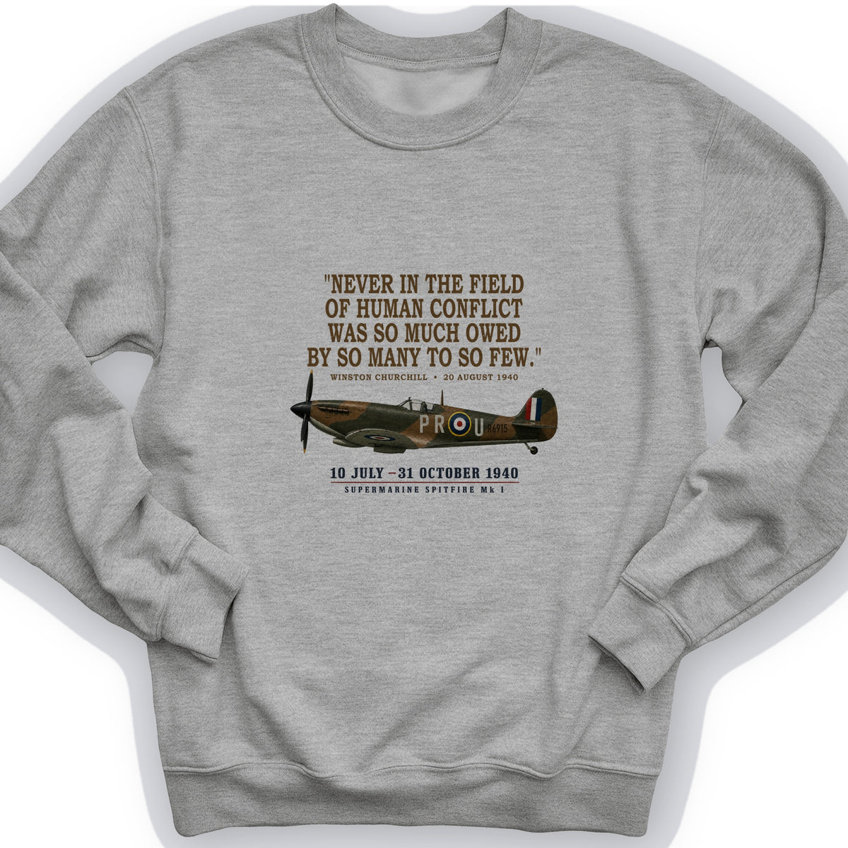Spitfire So Few Quote Crewneck