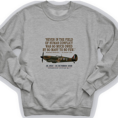 Spitfire So Few Quote Crewneck