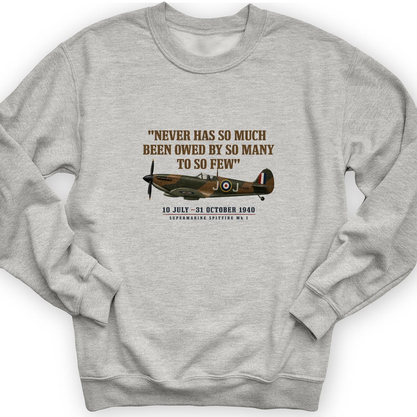 Spitfire So Few Quote Crewneck