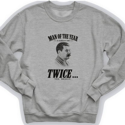 Stalin Man Of The Year Twice Crewneck