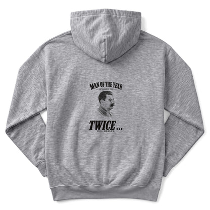 Stalin Man Of The Year Twice Back Print Hoodie