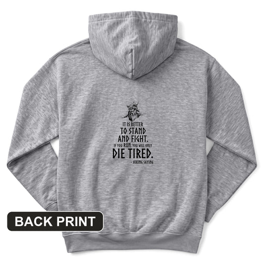 Stand and Fight Back Print Hoodie