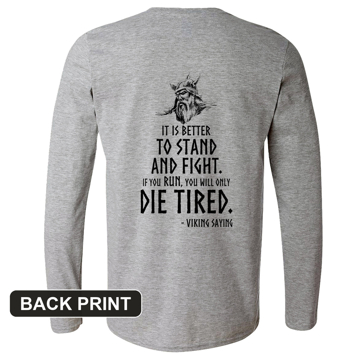 Stand and Fight Back Print Long Sleeve T-Shirt