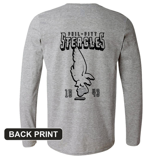 Steagles Back Print Long Sleeve T-Shirt