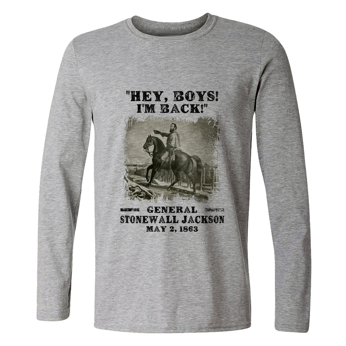 Stonewall Jackson Long Sleeve T-Shirt
