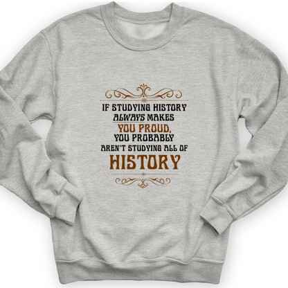Studying History Crewneck