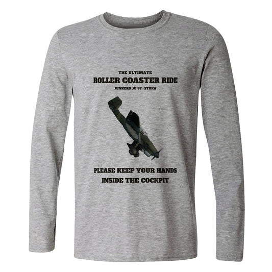 Stuka Roller Coaster Ride Long Sleeve T-Shirt