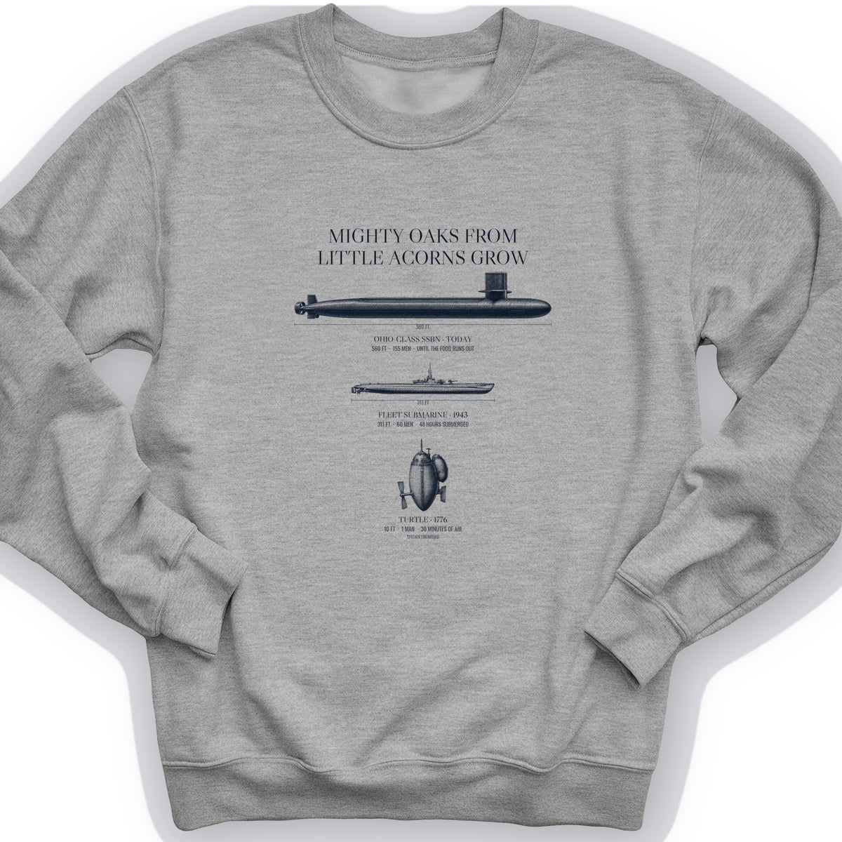 Submarine Evolution Acorns Sweatshirt