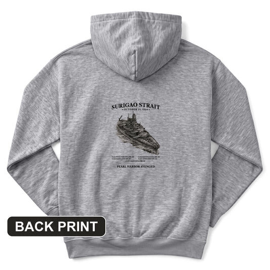 Surigao Strait Back Print Hoodie