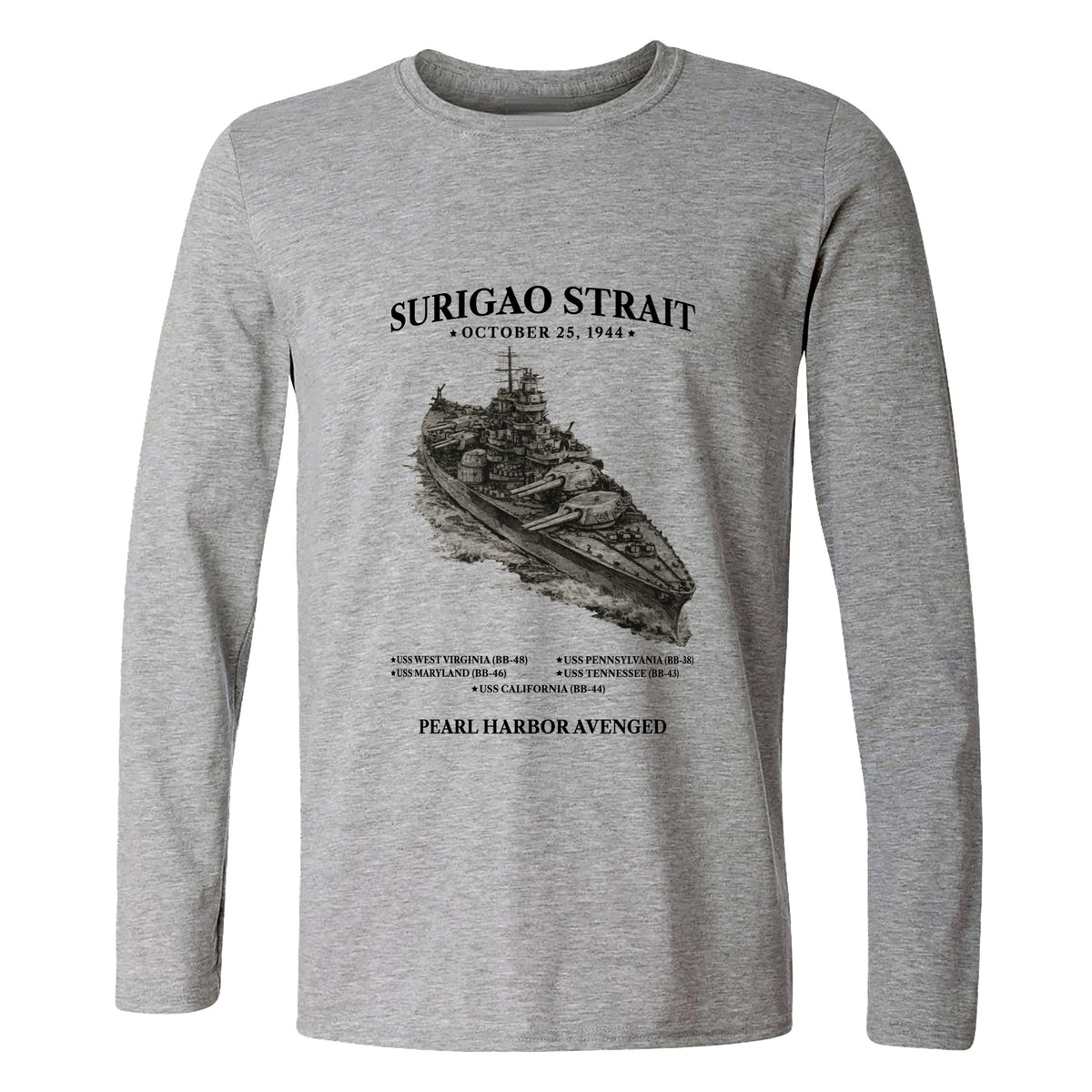 Surigao Strait Long Sleeve T-Shirt