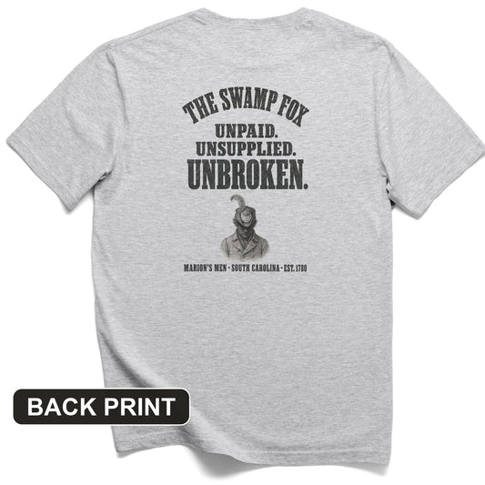 Swamp Fox Unbroken Back Print T-Shirt