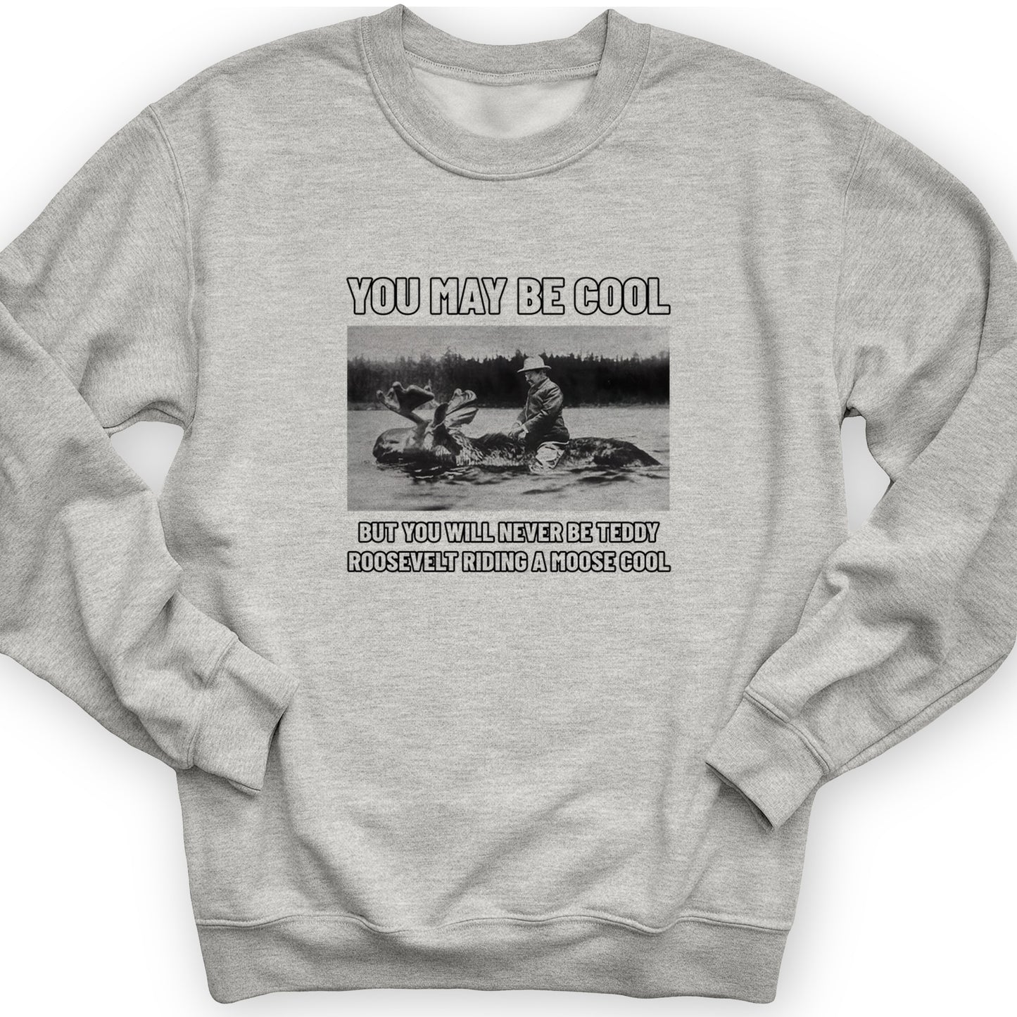 Teddy Riding Moose Crewneck