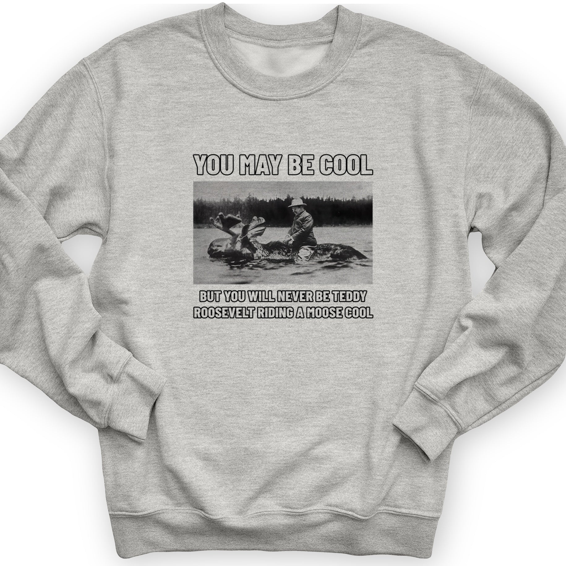 Teddy Riding Moose Crewneck