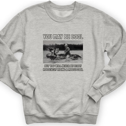 Teddy Riding Moose Crewneck