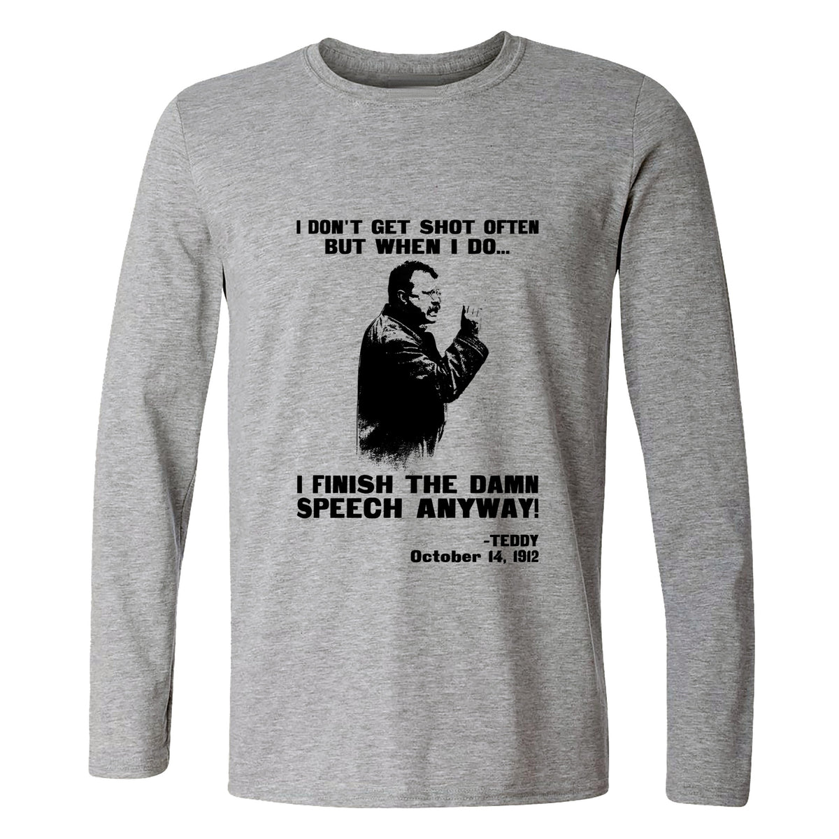 Teddy Speech Long Sleeve T-Shirt