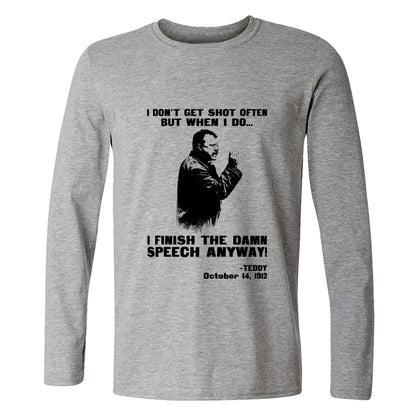 Teddy Speech Long Sleeve T-Shirt
