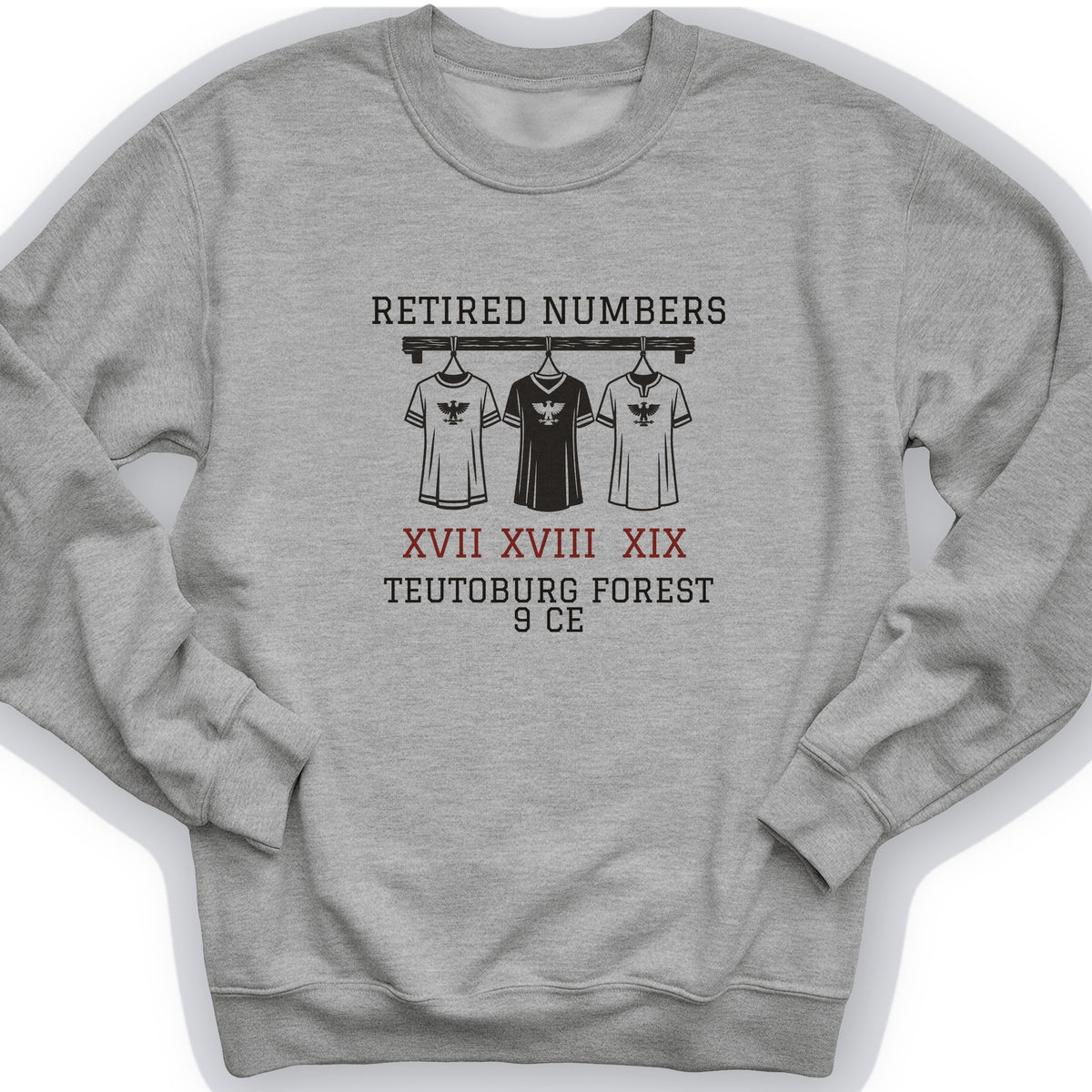 Teutoburg Retired Numbers Crewneck