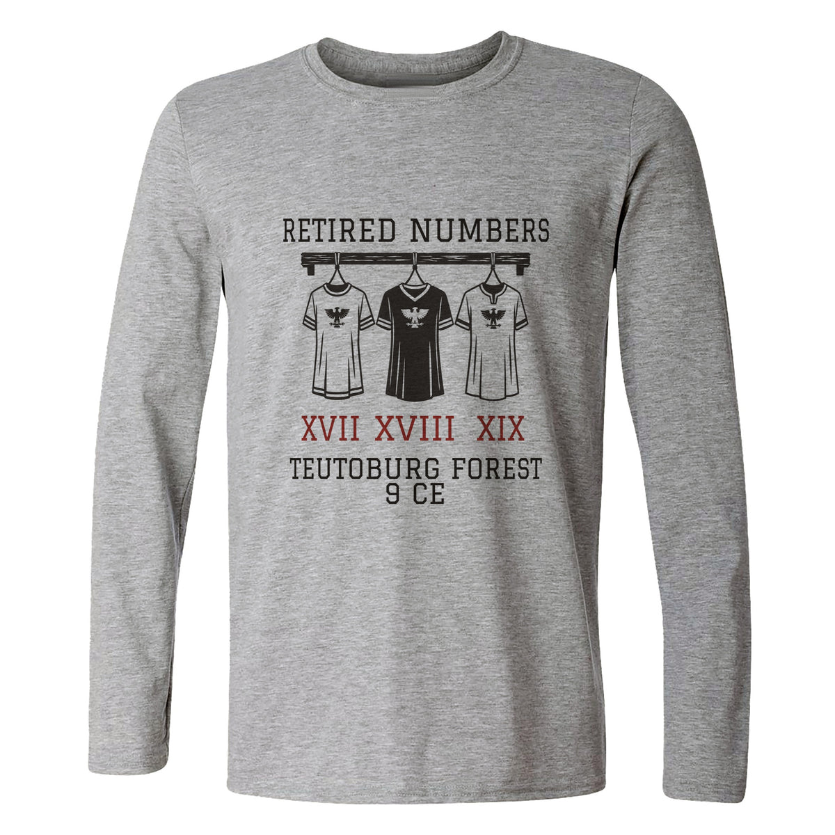 Teutoburg Retired Numbers Long Sleeve T-Shirt
