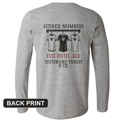 Teutoburg Retired Numbers Back Print Long Sleeve T-Shirt