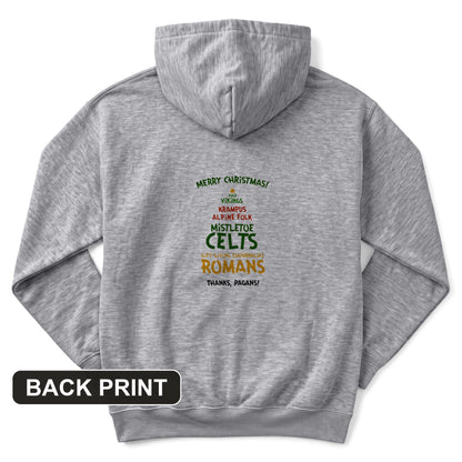 Thanks Pagans Back Print Hoodie