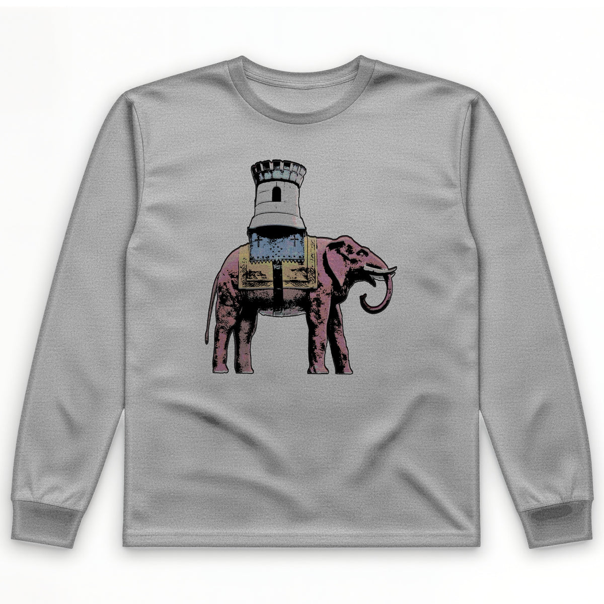 The Elephant And The Castle Long Sleeve T-Shirt