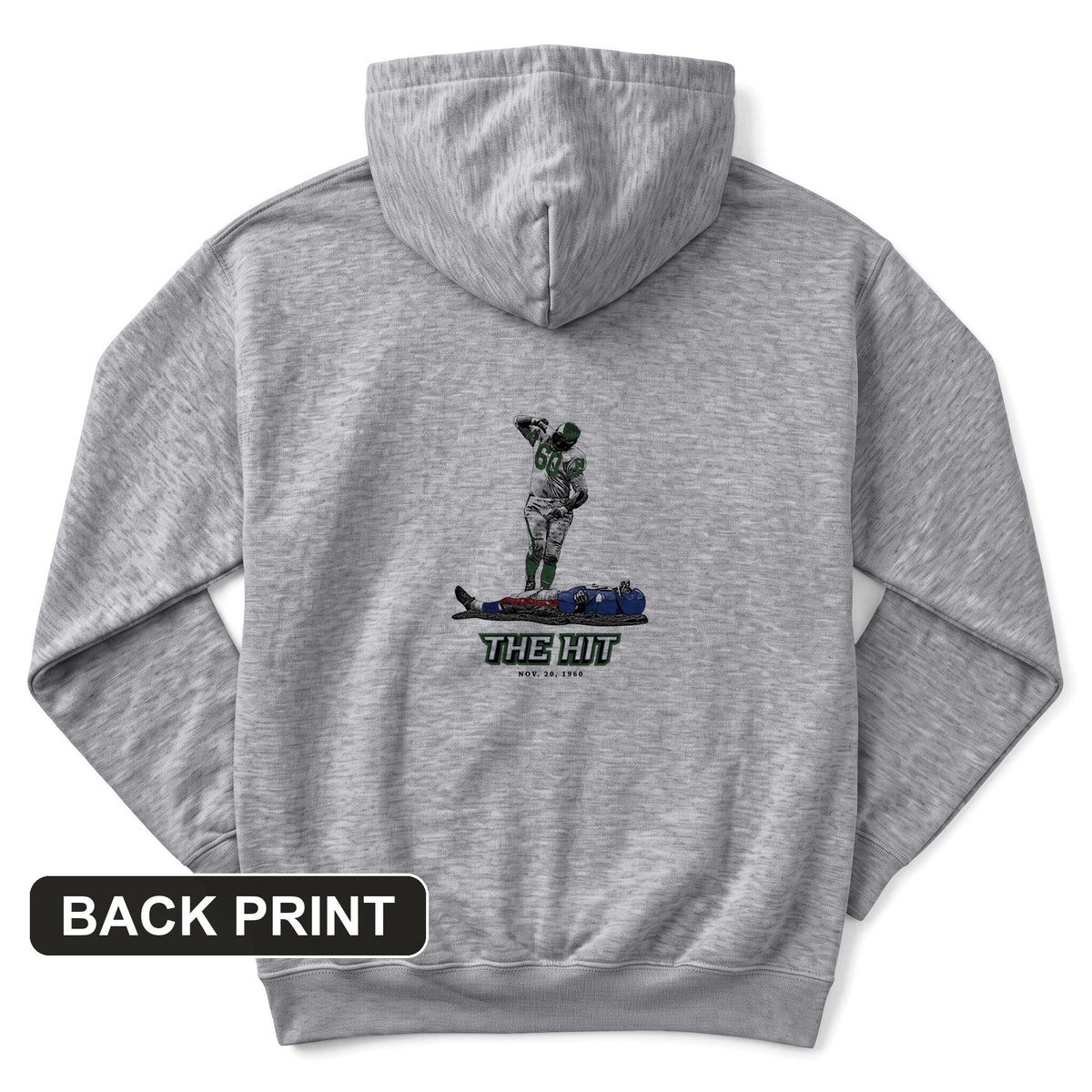 The Hit Back Print Hoodie