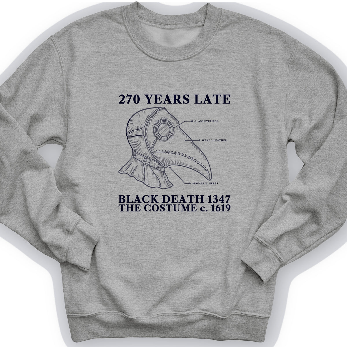 The Mask Is 270 Years Late Crewneck