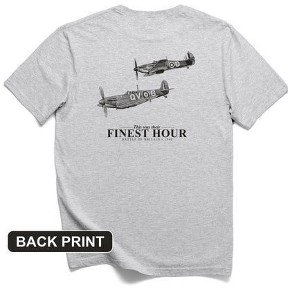 Their Finest Hour Back Print T-Shirt