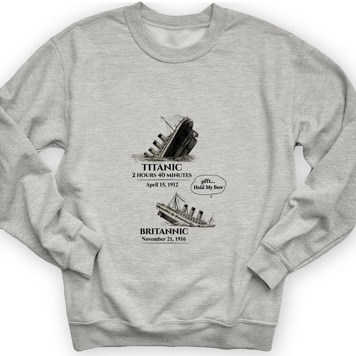 Titanic and Britannic Sweatshirt