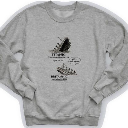 Titanic and Britannic Crewneck